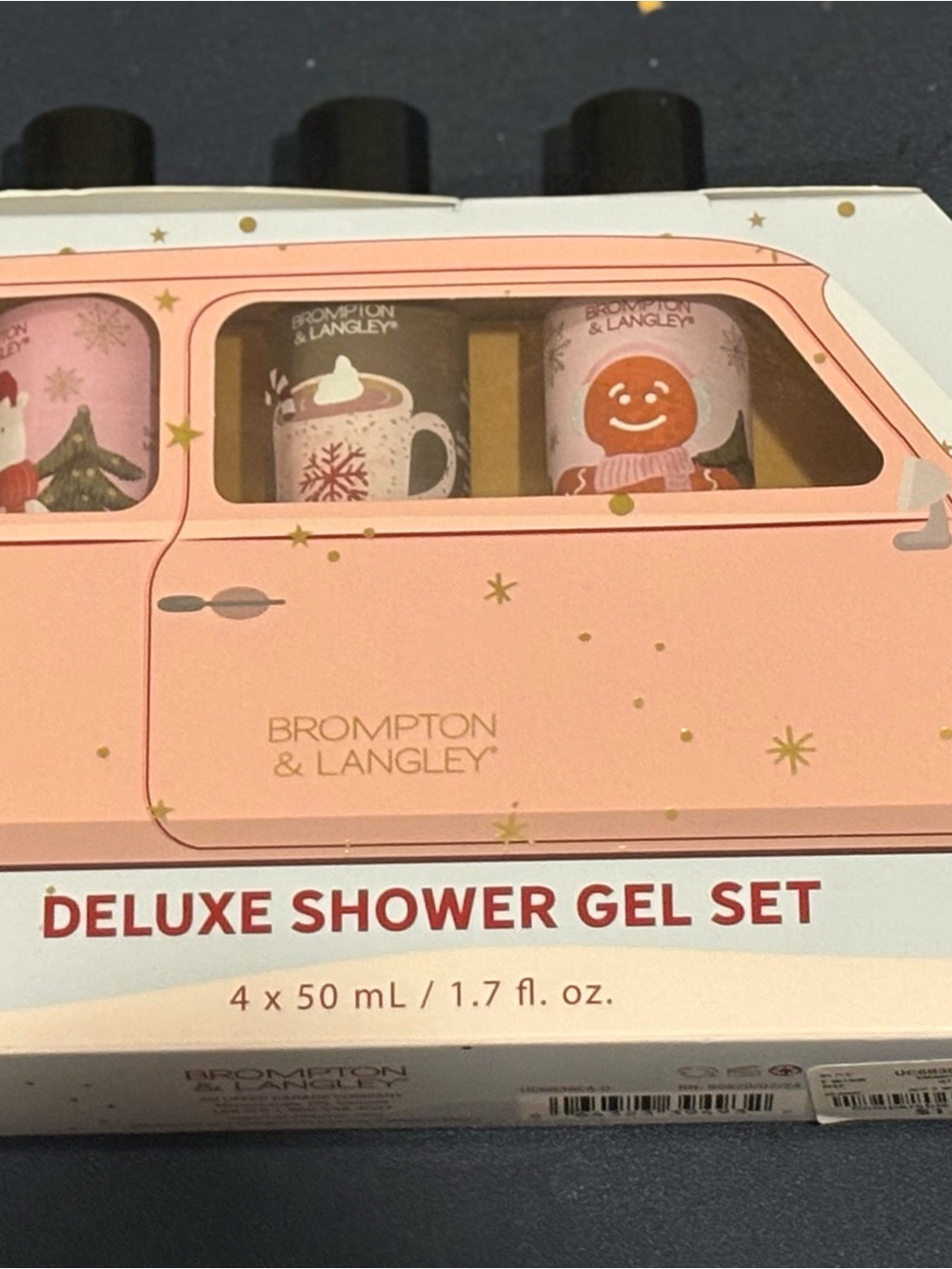 Pink Deluxe Shower Gel Set - 4 x 50 mL